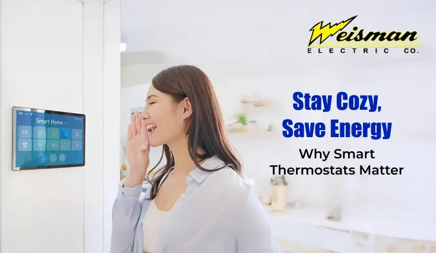 Smart thermostat installation in Maryland home